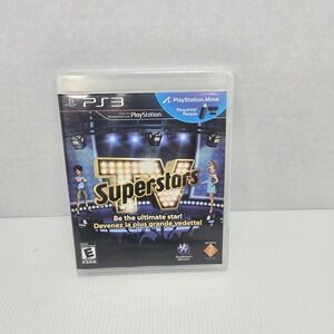 TV Superstars PS3 Game Playstation Move Required Family Fun‎